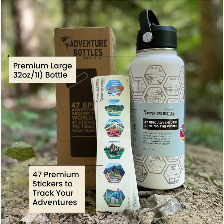 Adventure Bottle + Stickers