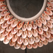 Papua Necklace - Pink shell necklace - Boho Interior - Sea Shell Necklace